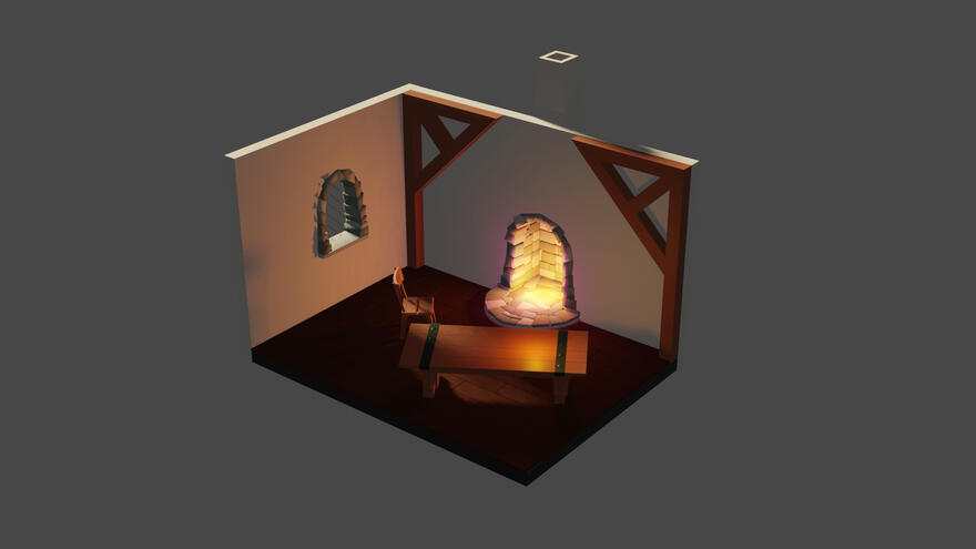 Old Room (3D in Blender) '24