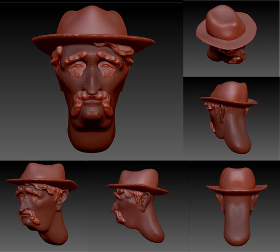 Old Man (3D in ZBrush) '24
